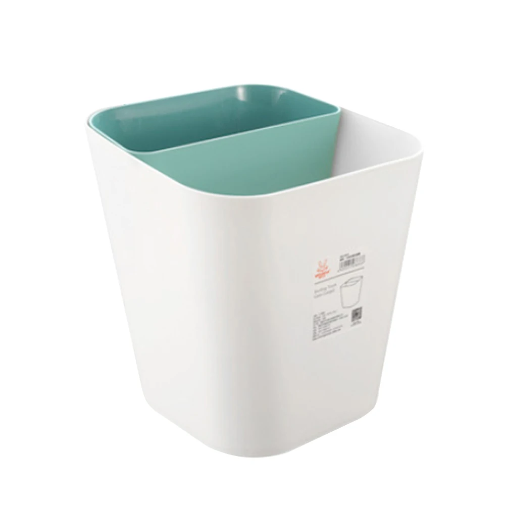 

Thickened Plastic Trash Can Garbage Cans Bathroom Home Wastebasket Dustbin for Japanese Indoor Kitchen and Wet