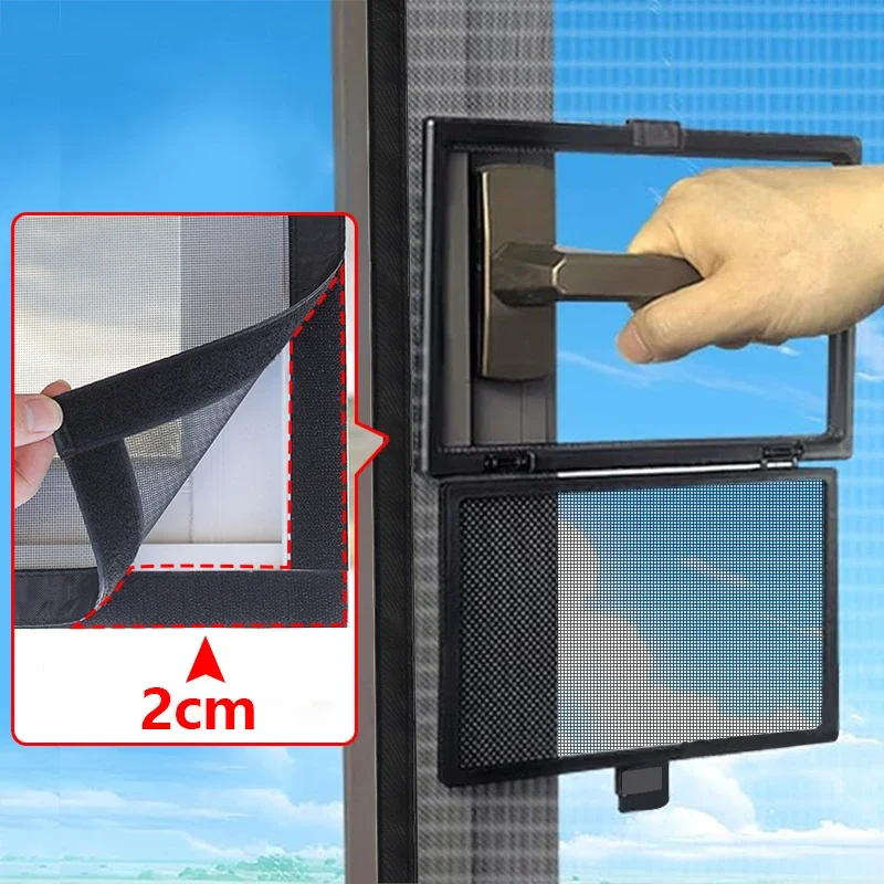 

Mosquito Net for Window Black Invisible Screen Anti insect Customizable Size Mesh Air Tulle Fiberglass Summer Mosquitoes Flies