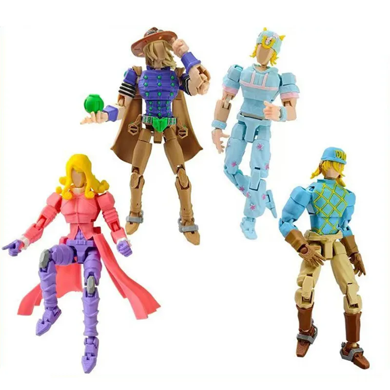 Figuras de Acción Articuladas de Jojo's Bizarre Adventure: Steel Ball Run, Gyro Zeppeli, Digeo, Fani, Johnny, Modelo de Juguete Coleccionable