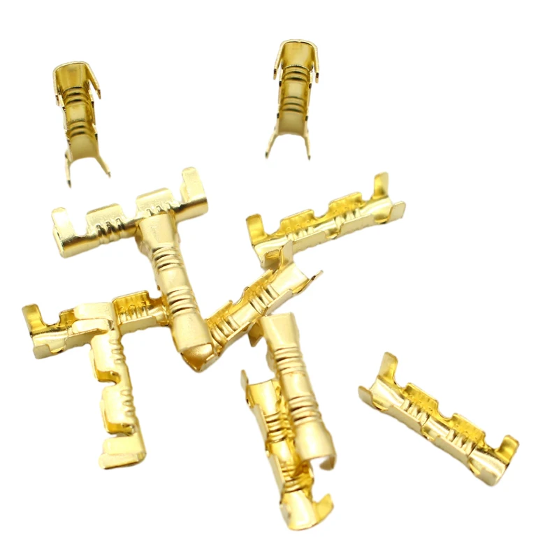 50/100/200/1000pcs 453 U-shaped 0.3-1.5mm2 wiring tab cold inserts connectors cold terminal small teeth fascia terminal