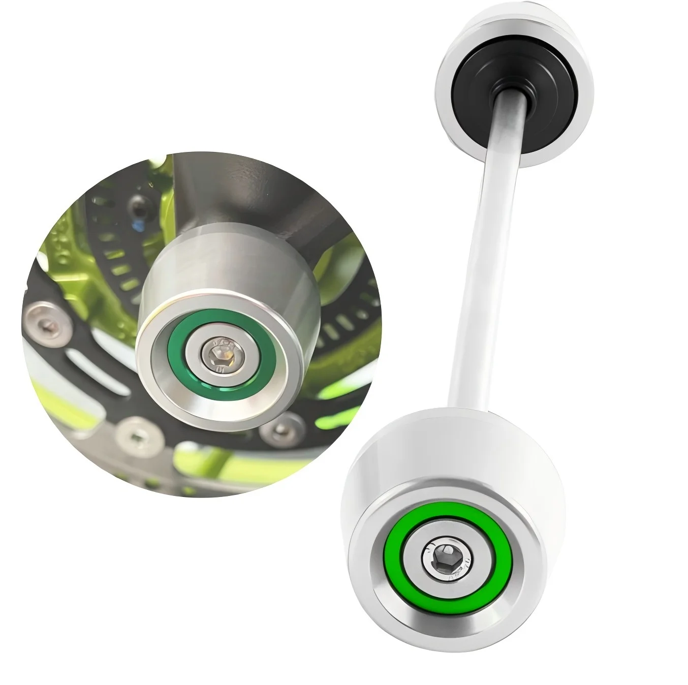 

Для Ducati Panigale 899/959, 1098/1198, 1199/1299 и V2/V4/V4S - ползунки передней оси