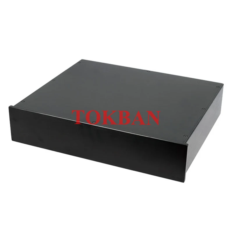 Tokban Audio 4309 431*92*308/358mm Tutto in alluminio Amplificatore di potenza Telaio Custodia FAI DA TE DAC Decoder HFI Preamplificatore Custodia Borsette