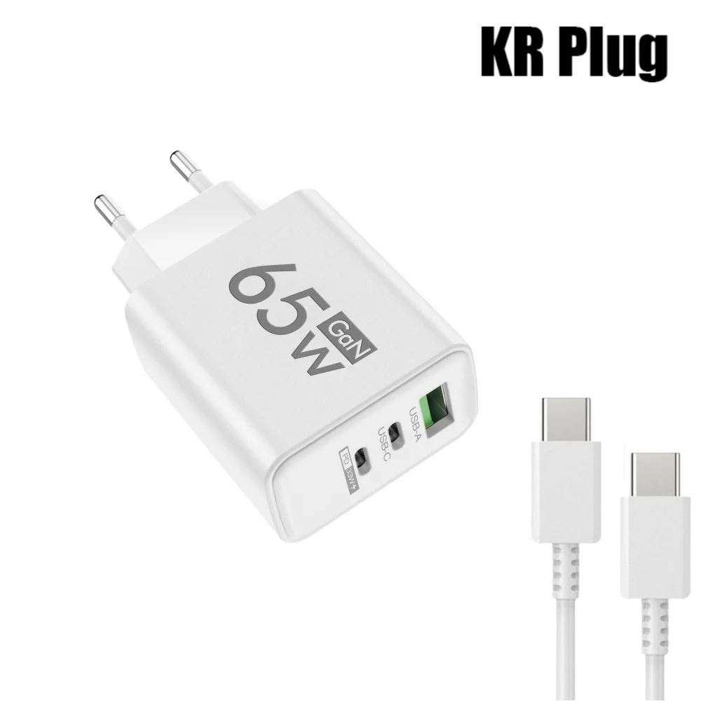 65W USB C Ladegerät Schnelle Lade GaN Telefon Ladegerät Power Adapter Handy Adapter Schnell Ladegerät 3,0 Für iPhone Samsung Xiaomi