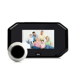 X7 Smart Doorbell Eye Peephole Camera, 100 Graus, Visão de Porta, Visão Noturna, Monitor ao Ar Livre, 3.5 