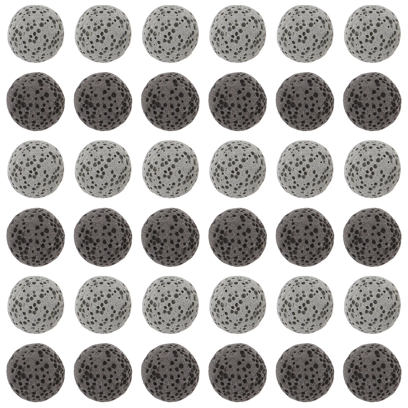 2 diffuseurs en pierre volcanique, pierres d'aromathérapie rondes de 12 mm, diffuseur d'huiles essentielles naturelles à diffusion passive pour la maison et le bureau