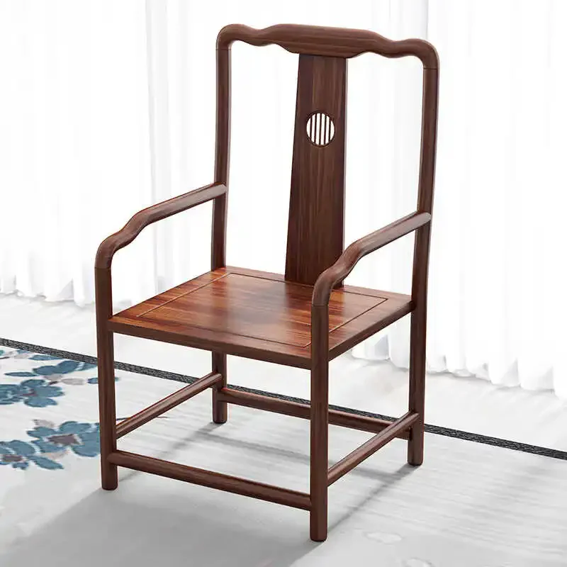 Walnut y New Chinese-style home negotiation Dining Tea chair Entire chair Official