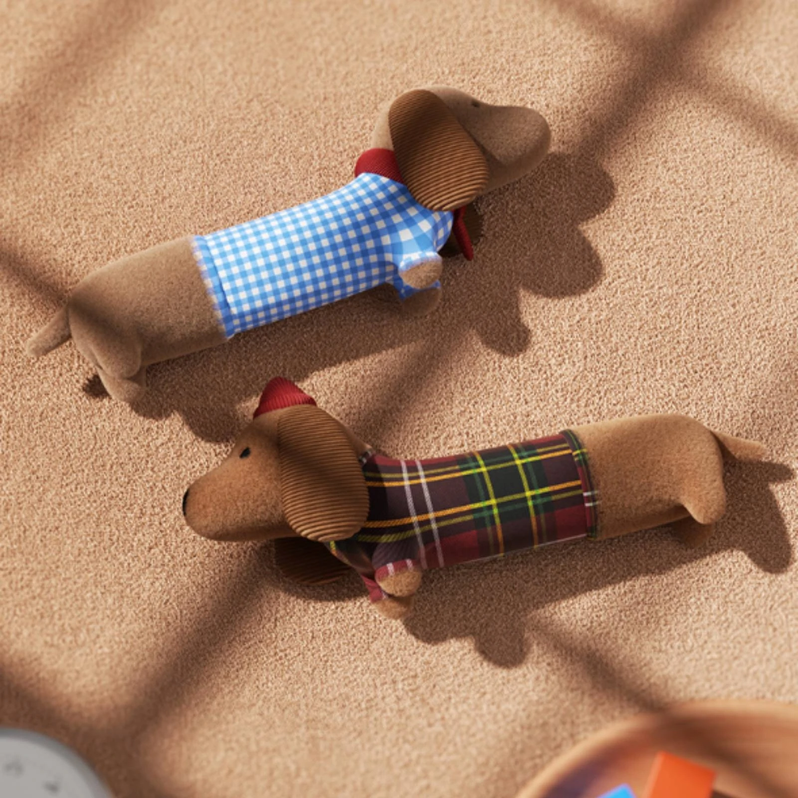 Soft Toy Dachshund Toy Embroidered Details Sound-Producing Dog Toy Dachshund Soft Toy Cuddly Realistic