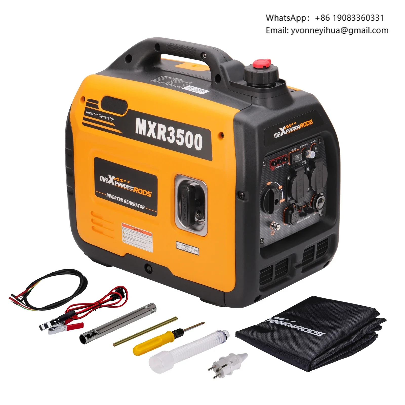 

Maxpeedingrods Factory 3.3KW CE Portable Power Petrol Gasoline Generators Inverter with Stocks in Germany