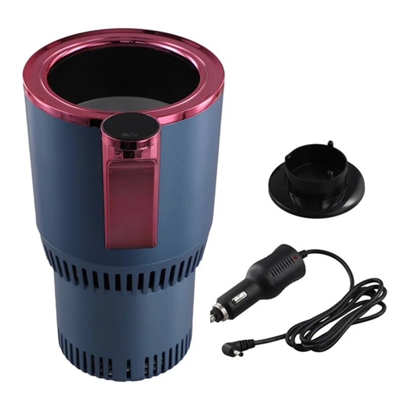 NEW-12V Car 2 In 1 Heating Cooling Cup Warmer Cooler Cup Smart Cup Holder Digital Display Temperature Drinks Holders