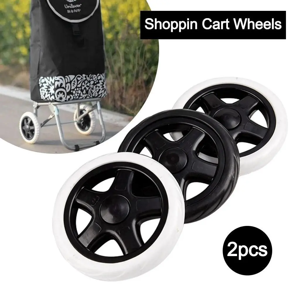 Portable Flexible Shopping Cart Wheels Replacement Wear-resistant Travelling Trolley Caster Anti Slip Wheelchair Caster Portable