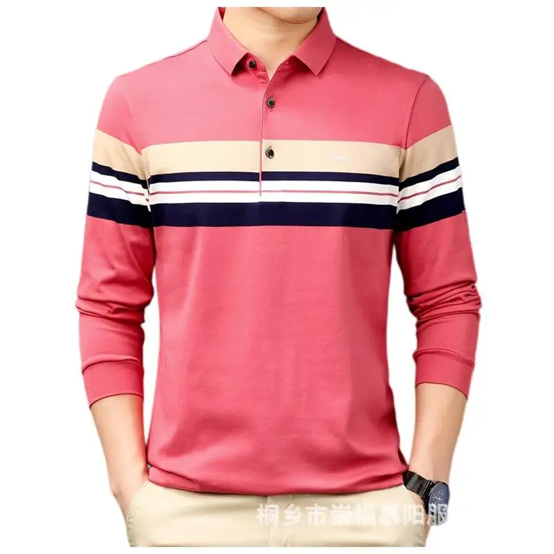 New Summer Men polo camicie Casual manica lunga in cotone Harmont Slim Fit traspirante Blaine ricamo camicie di marca