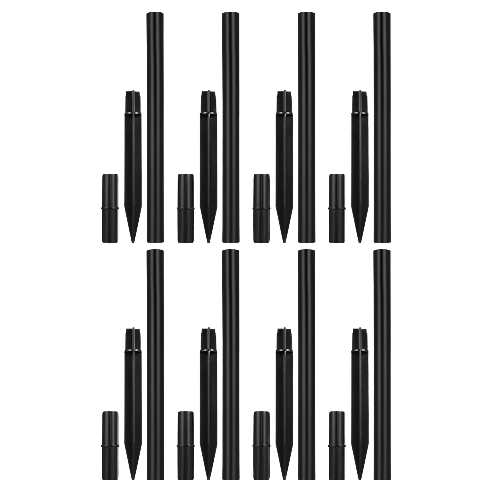 

8Sets Solar Light Stakes Heavy Duty Plastic Replacement Stakes for Outdoor Garden Path Lighting and Landscaping