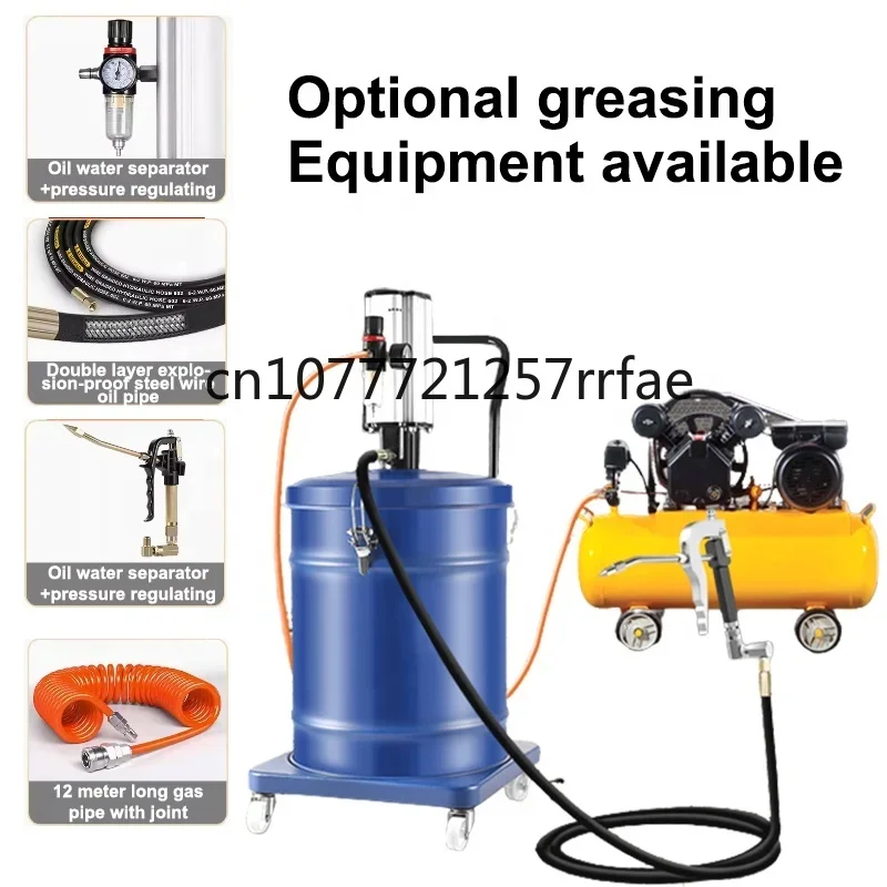 5 gallon Air Operated High Pressure pneumat greased pump 20L Pneumatic grease pump pneumatic