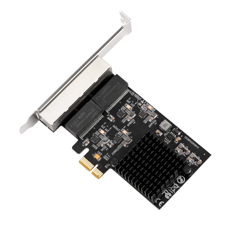 Lan NIC RTL8111H Chips PCIE X1 RJ45 Quad Gigabit Ethernet Network Adapter for PC 1000Mbps PCI Express 10/100/1000Mb Network Card