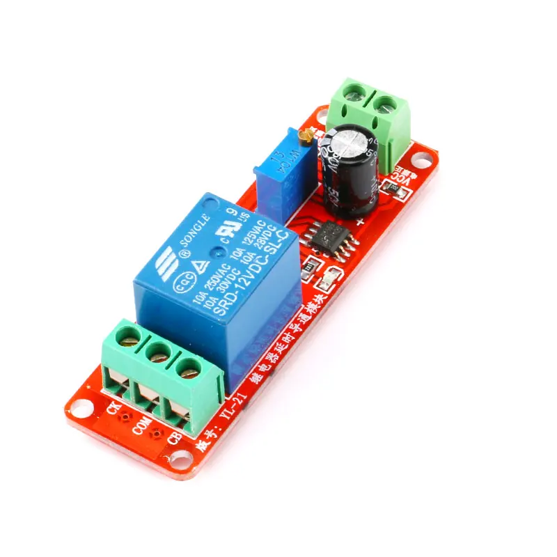 Delay Timer Turn-On Relay Module Time Delay Switch DC 12V For Robot & Intelligent Electronic Car DIY
