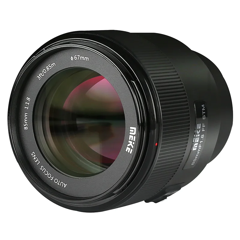 Meke Meike 85mm F1.8 Auto Focus Medium Telephoto STM Full Frame Portrait Lens for Nikon Z Fujifilm X Sony E Canon Mount Cameras