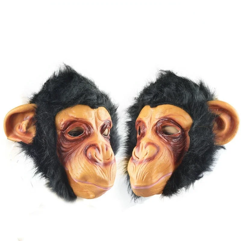 Halloween Gorilla Mask Novelty Monkey Orangutan Chimp Masks Funny Party Animal Mask Halloween Carnival Costume Party Props