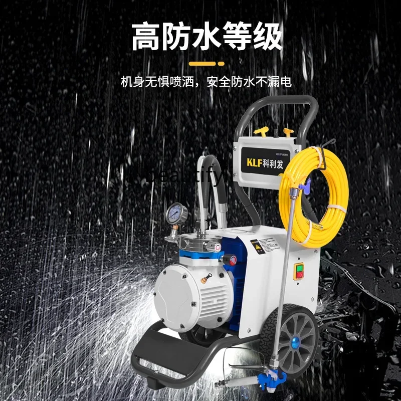 Pulverizador de pintura NNLatex, pistola pulverizadora de pintura eléctrica multifuncional de alta potencia con revestimiento de pintura