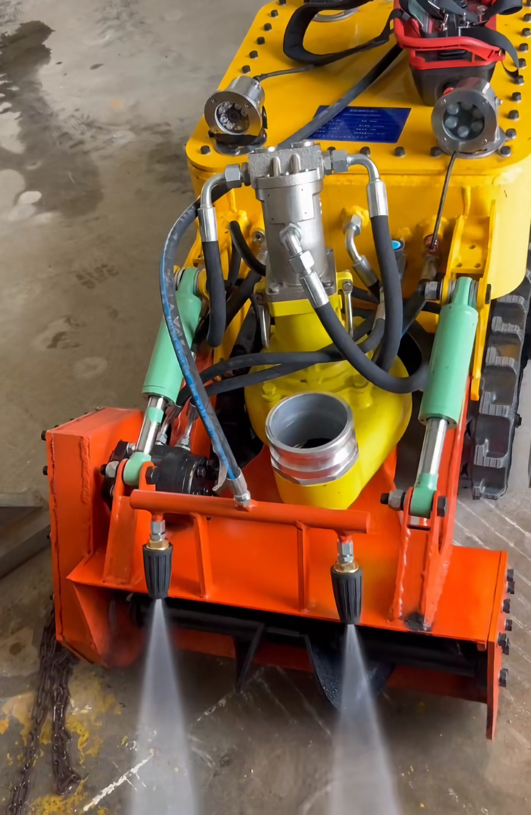 Pipe Cleaning Customizable Width Real Time Monitoring Dredging Robot Machine