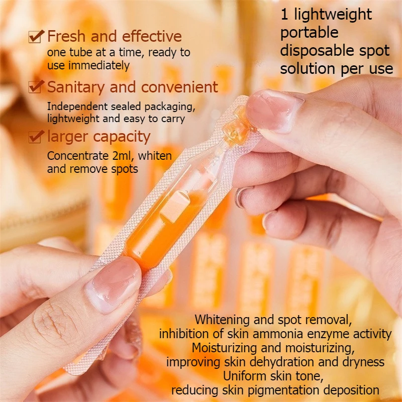 Whitening and Freckle Removal Liquid Niacinamide Original Liquid Second Throw Whitening Serum Facial Skin Care  2ml * 10pcs