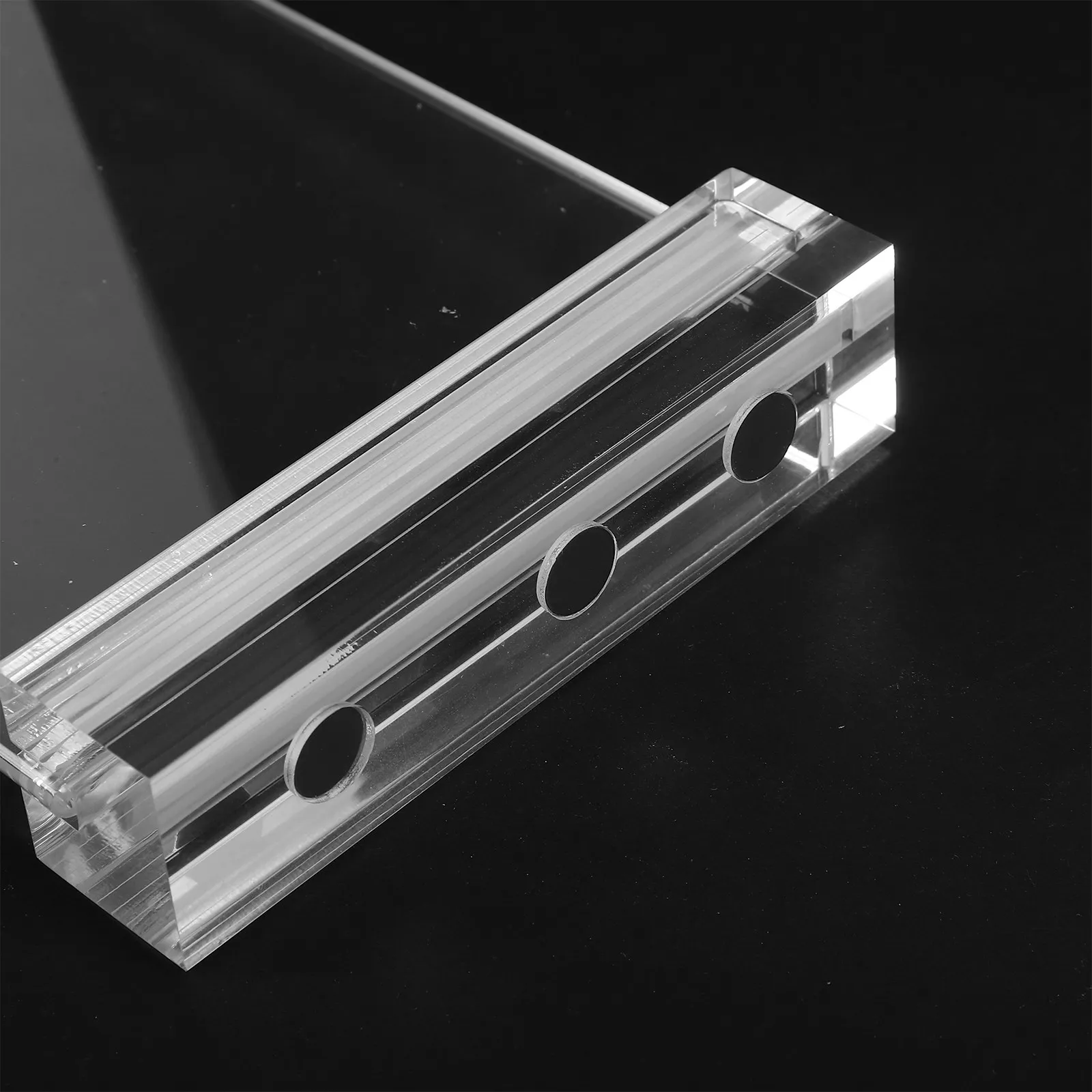 

Shop Notice Board Clear Acrylic Sign Display Stand Easy Use Supermarket Price Label Holder Retail Price Display