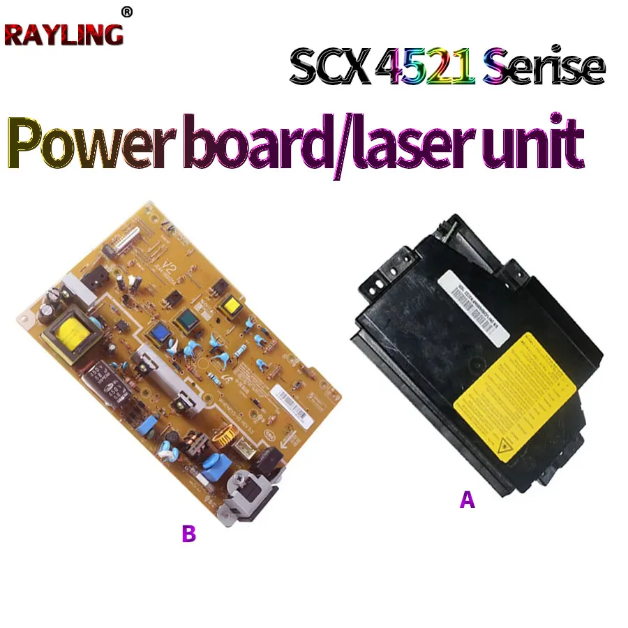 Power Supply Board/Laser Unit For Use in Samsung SCX-4521hs 4321ns 4655 4201 4650 4821NS For Xerox 3124 3200 3125