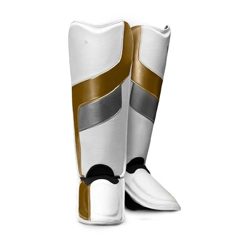 Leggings New Sanda Boxing Men's and Women's Muay Thai Shin Protection One-piece Protection Small Instep Training Protective Gear