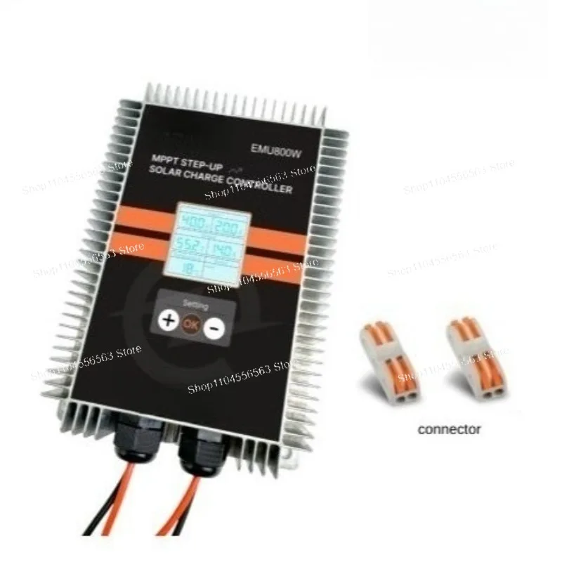800W Boost MPPT Solar Charger 24V36V48V60V72V Universal Photovoltaic Controller Electric Vehicle