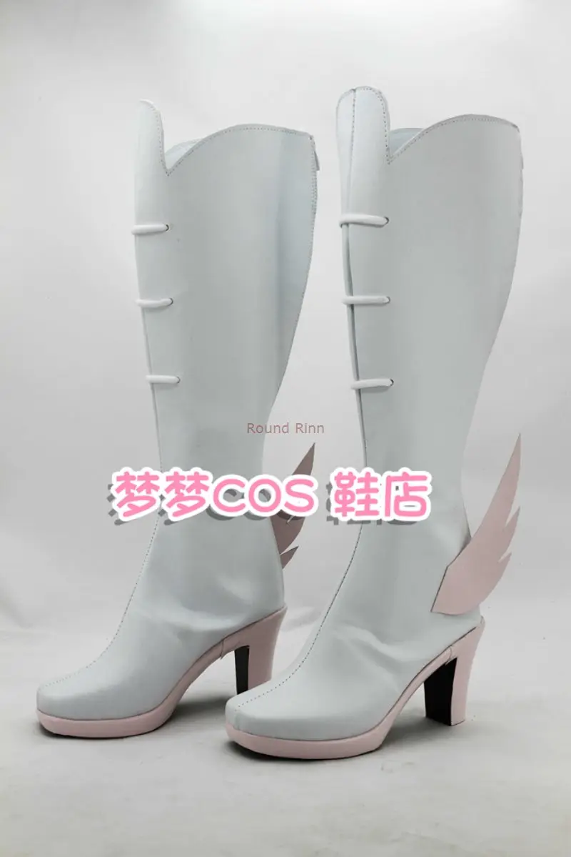 أحذية JP Anime Kill la Kill Jakuzure Nonon التأثيرية أحذية بيضاء من الجلد الصناعي