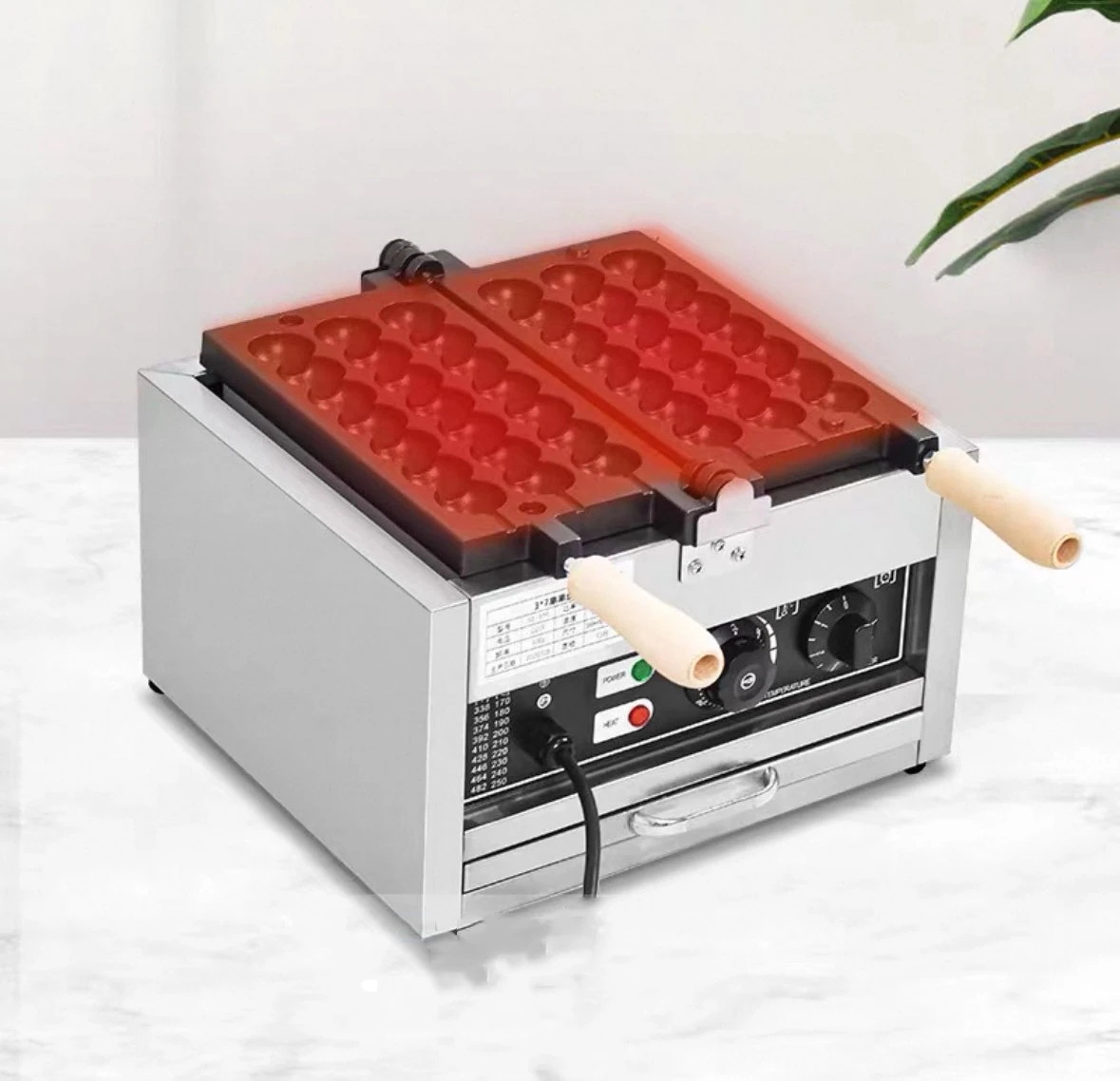 220V Commercial Takoyaki Pan Octopus Ball Machine Electric Skewer Waffle Maker Grill Pan Non Stick Ball Shaped Waffle Quail Egg