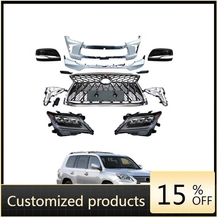 

Deren High QualityFactory Sales LX570 Vehicle Modification Parts Bumper Upgrade Body Kit for Lexus 2008-2015 LX570 to 2016 570