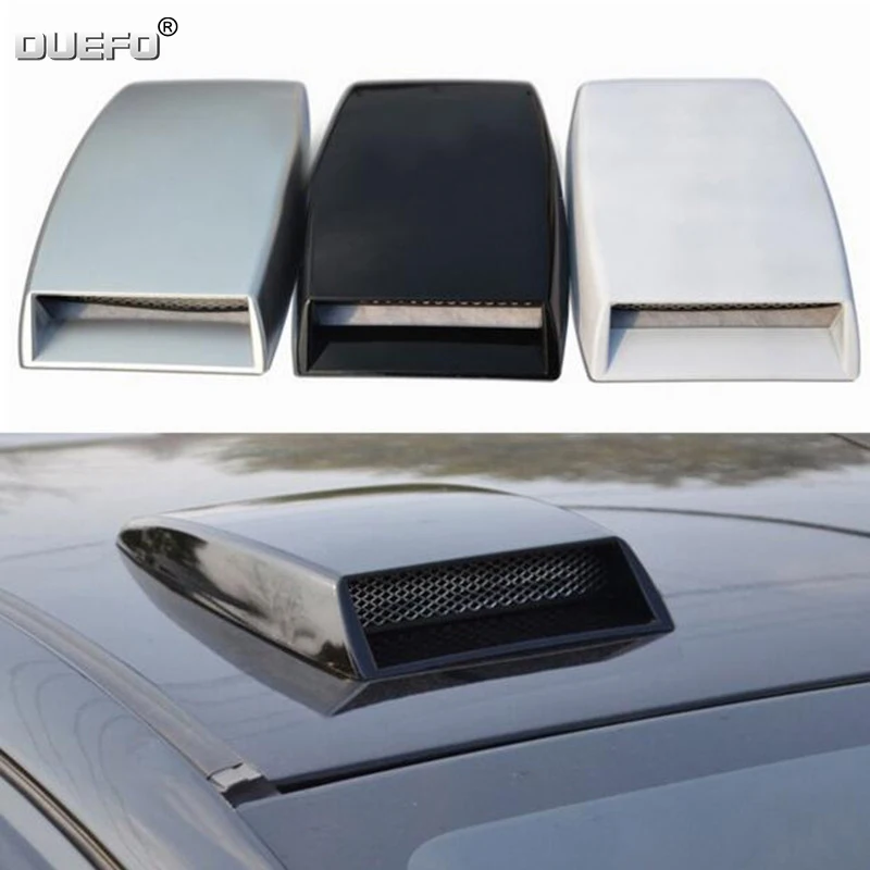 Universal Car-Styling Hood Air Intake Decoration Simulation Air Outlet Of The Machine Fake Cover Modification Accessories