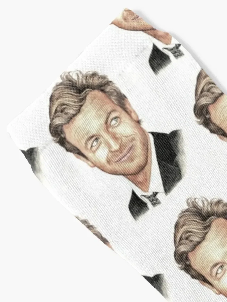 The Mentalist played by Simon Baker Socks valentine gift ideas Non-slip warm winter professional running Socks Women Men's