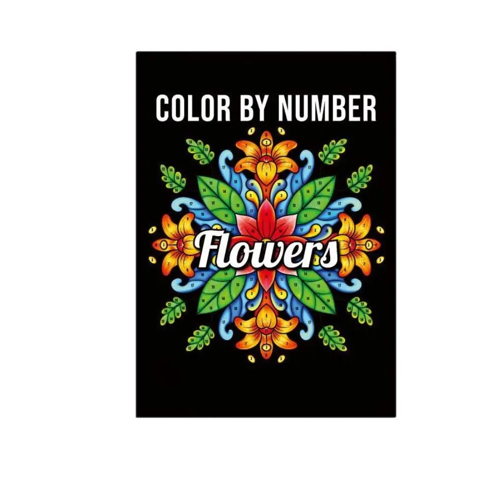Cartoon Coloring Book Stress Relief Painting Gift Graffiti Painting Book Educational Montessori Drawing for Adults And Teens