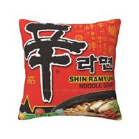 Nongshim Shin Ramyun ( Spicy ) Pillows Case Bedroom Home Decoration Nissin Maggi Spicy Ramen Korean Noodles Instant Noodles