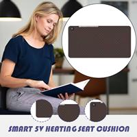 Heated Office Chair Pad Smart 5V Portable Heating Seat Cushion Electric Warmer For Lumbar Back Thigh Hip Massage Fishing Picnic
