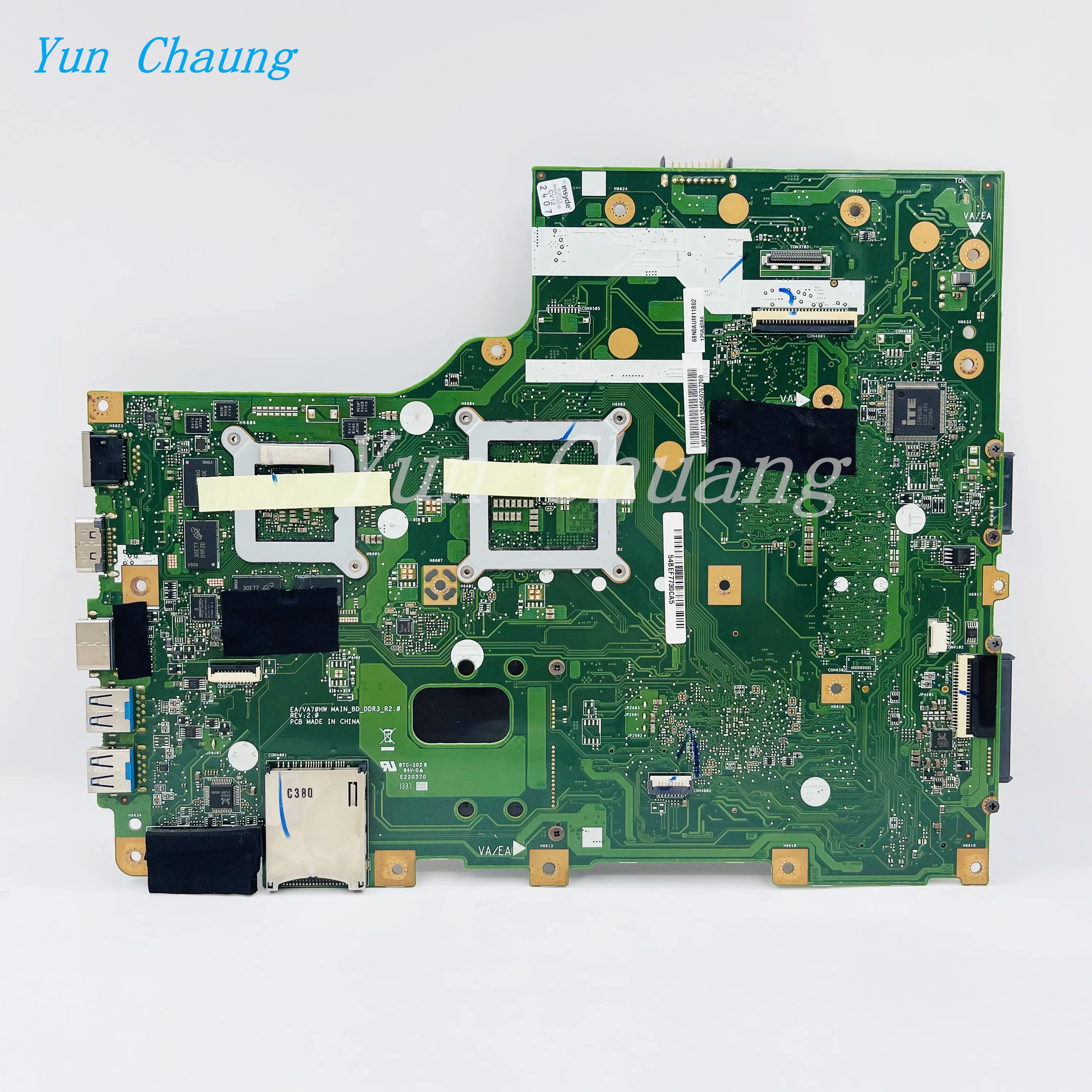 Imagem -02 - Mainboard para Acer Aspire V3772 V3-772g Placa-mãe do Portátil com Gt750m 4gb Placa de Vídeo Hd4600 100 Trabalho Nbm7411001 ea Va70hw