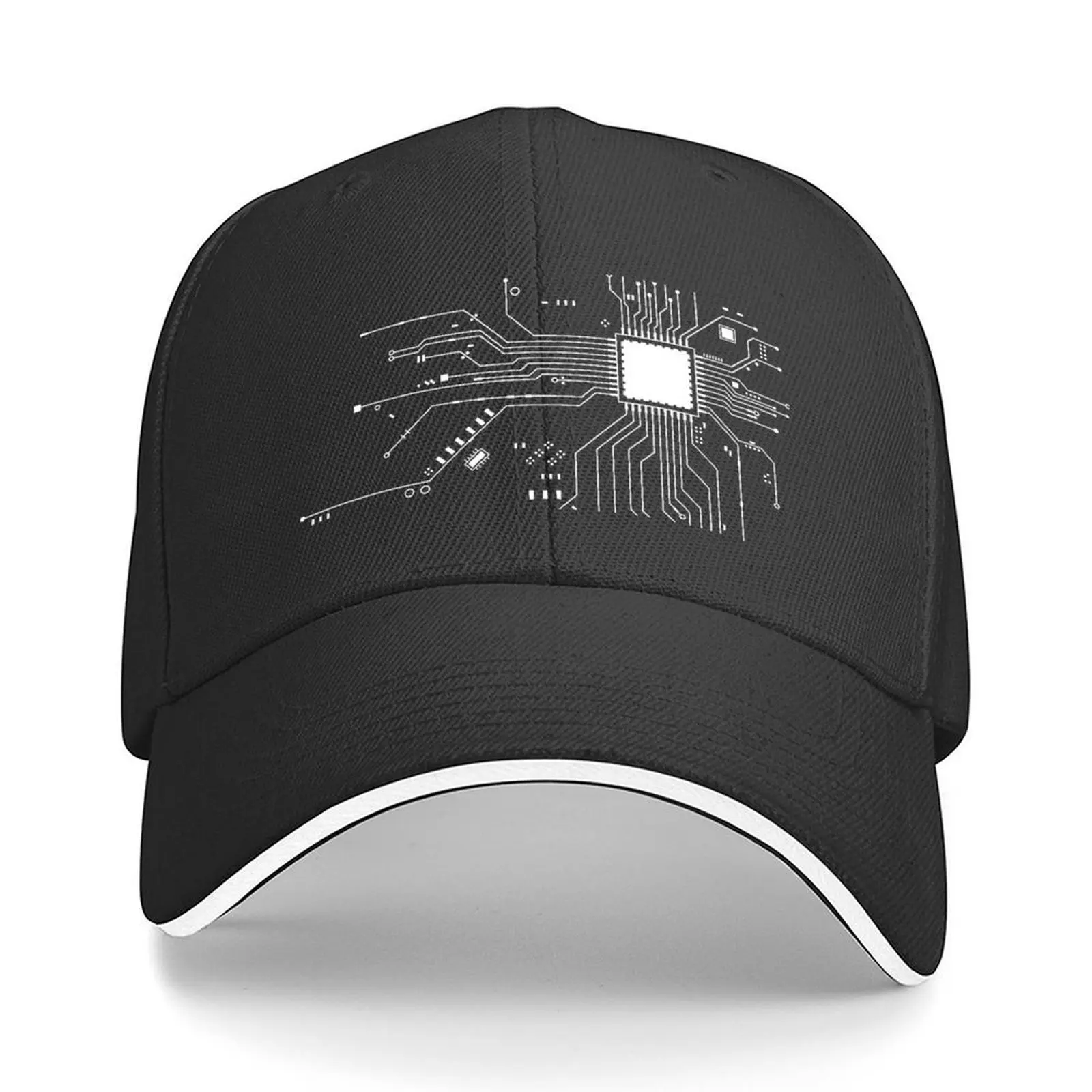 

CPU Processor Circuit Diagram Baseball Cap hats for men Luxury Cap Vintage Bobble Hat Man Women's