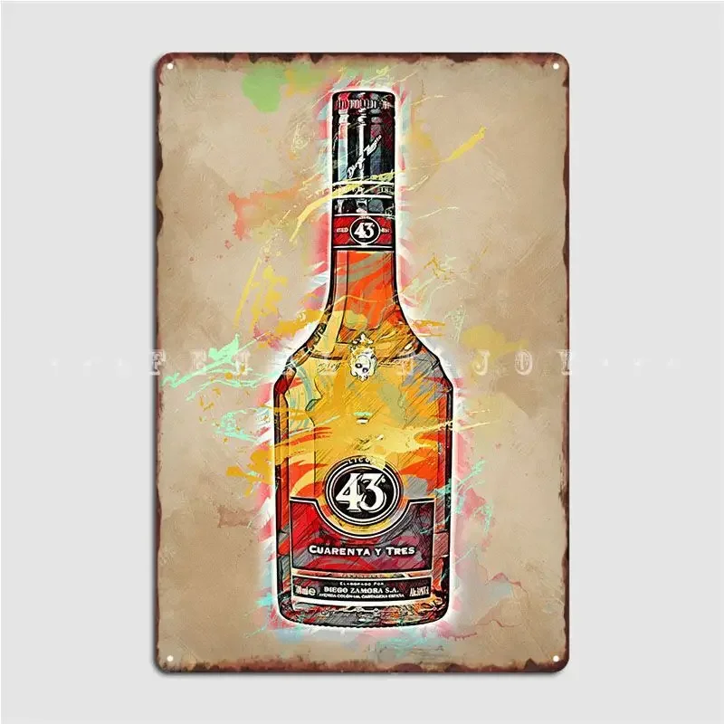 Licor 43 плаката, металлическая фотография, декор для бара, печать, жестяной знак, плакат