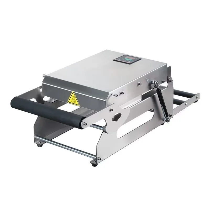 Manual Tabletop Tray Sealer | Laboratory & Food Packing | For Plastic, Paper, Biodegradable Pulp Trays, Laminated Film