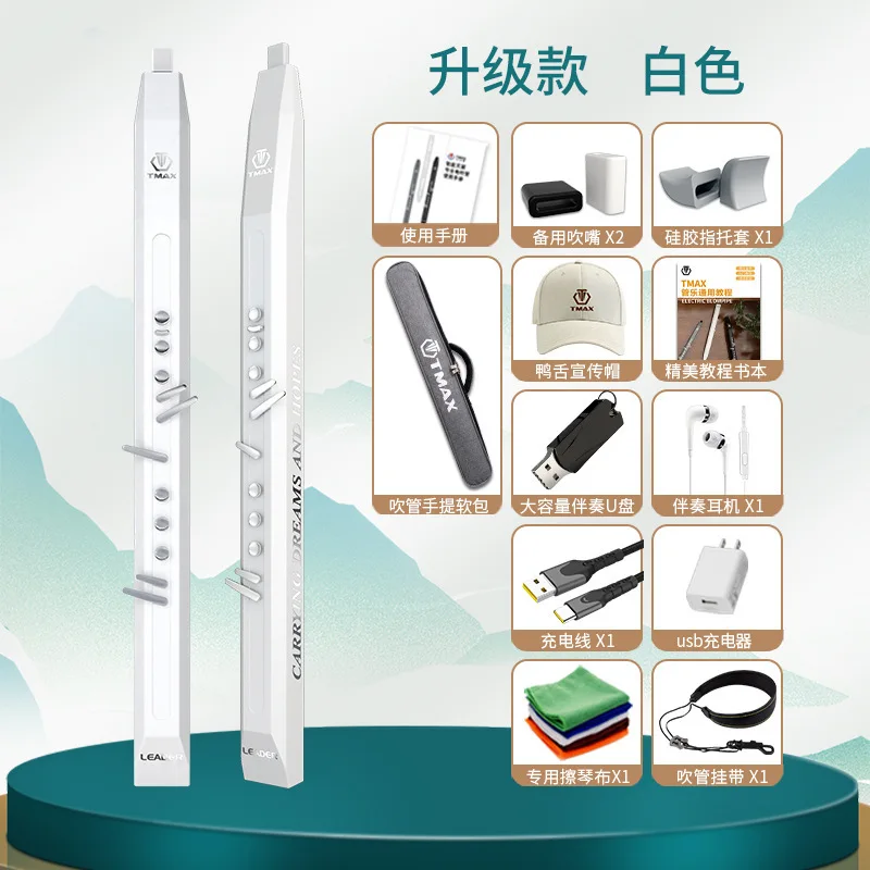 Electronic Wind Instrument, Saxophone Clarinet Flute for Beginners, Portable Digital Wind Synthesizer, Easy to Play