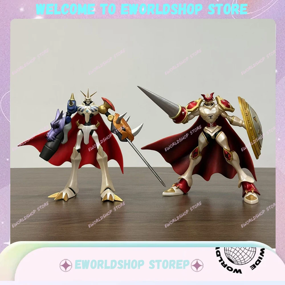 Anime Digimon Figure Omegamon Figure Dukemon Figurine Digimon Tactics Ogre Statue Model Collection Toy for Kid Birthday Gifts