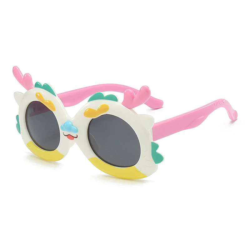 Kids Girls Boy Polarized Sunglasses Lightweight Cute Cartoon Sun Protection Glasses for Toddler Jewelry Accessories