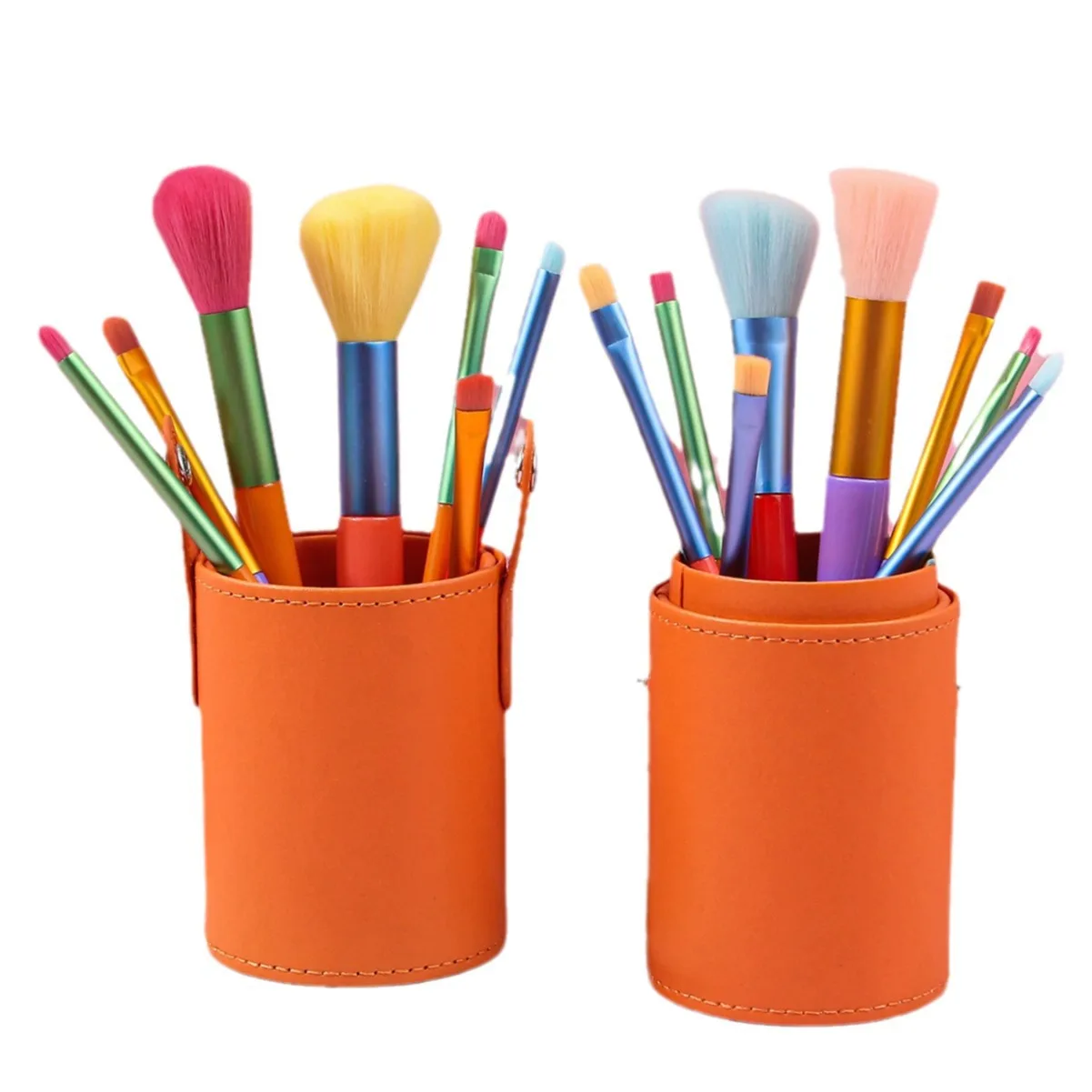 15-delige professionele make-upborstelset met reisetui - Zachte oogschaduw Blush Foundation-borstels, draagbare cosmetische kit