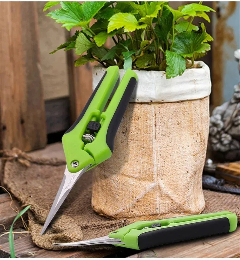 Garten Schere Topfpflanze Bonsai Pruner Gartenarbeit Blume Beschneiden Obstgarten Picker Obst Schere Für Pflanzen Trimmen Hand Werkzeug