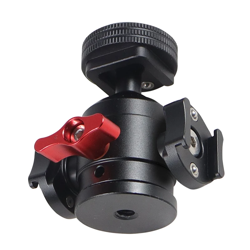 Mini Stativ Swivel Ball Kopf mit Kalten Schuh Mount Adapter für DSLR Kamera Monitor Vlog Flash Licht Mikrofon Magie Arm stehen – Detail 10