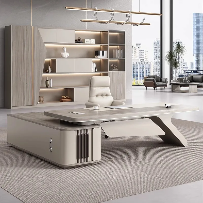 

Простой современный стол Босс Стол Президентский стол и стул Комбинированный менеджер Атмосферный большой стол Лидерство Офисная мебель