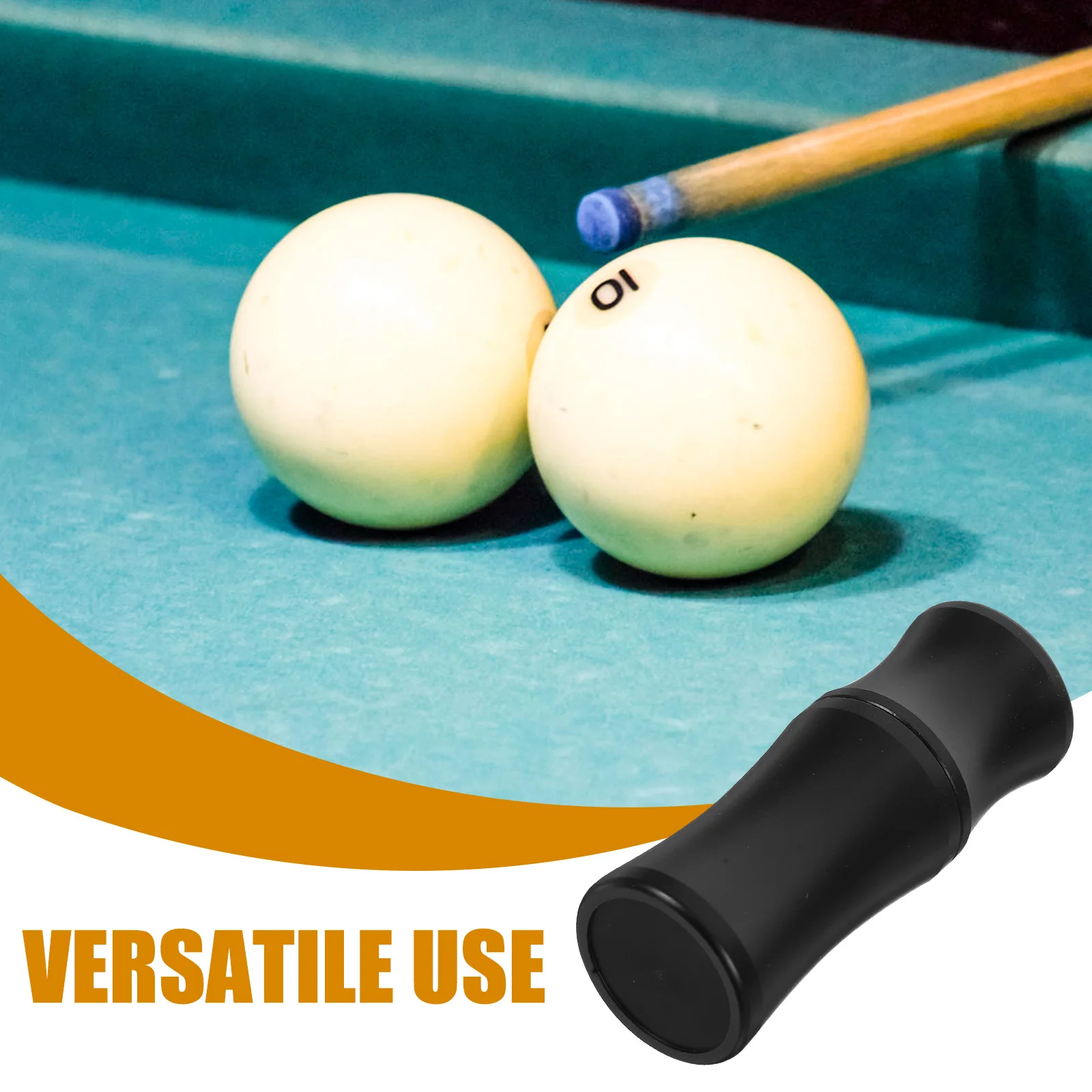 

1pc Billiard Joint Protector End Cap Anti-Slip Protective Sleeve Threaded Fit Durable Plastic End Protection Cover For Home Pool
