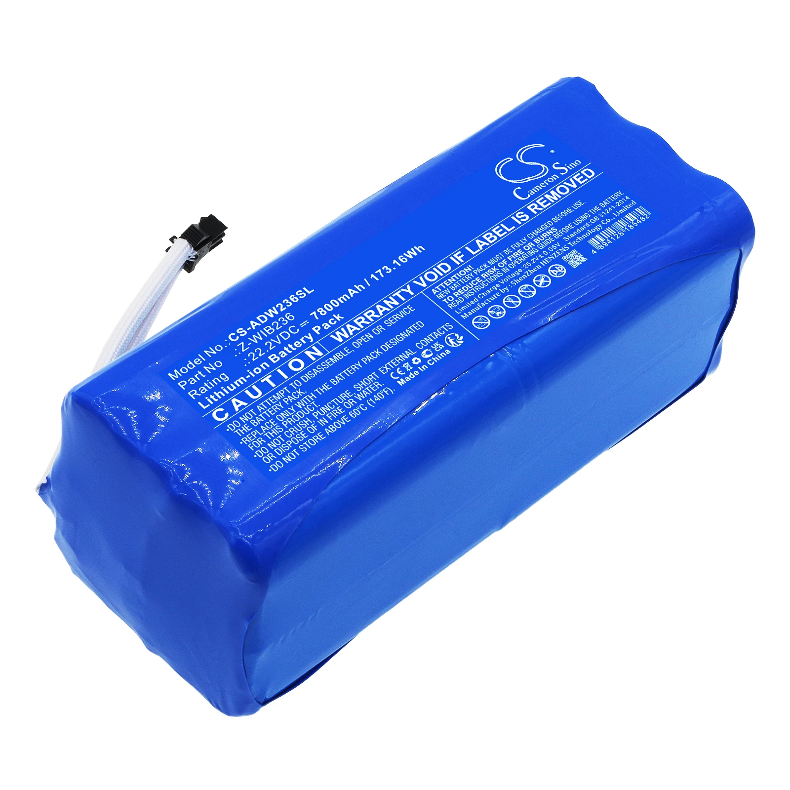 

CS Replacement Battery For American DJ WIFLY BAR QA5 Z-WIB236 7800mAh / 173.16Wh