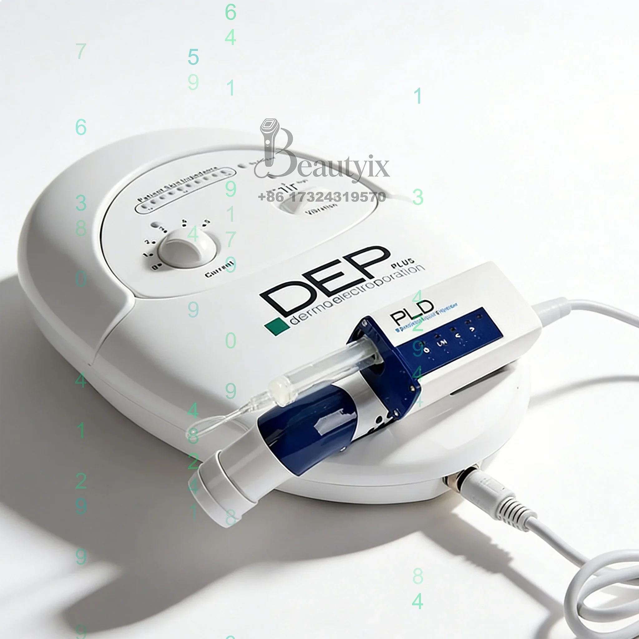 DEP Dermoelectroporation Non-Invasive Mesotherapy Machine Transdermal Serum Infusion Face Lifting Skin Rejuvenation Salon